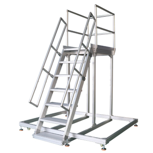 Plate-forme d'escalade de profil en alliage d'aluminium industriel personnalisé maintenance et réparation pont de survol de plate-forme de marche