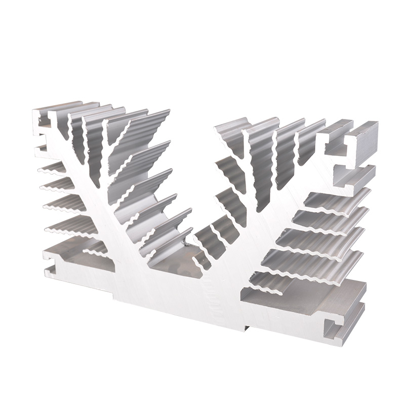 Profil en aluminium de radiateurs de radiateurs d'extrusion de dissipateur de chaleur rond grand personnalisé